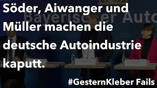 Leute wie Söder Aiwanger und Müller machen die deutsche Autoindustrie kaputt [upl. by Ricard]