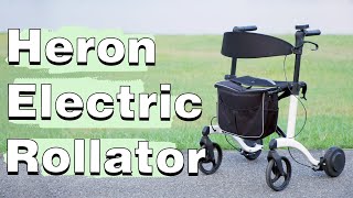 Heron Electric Rollator  Rollator walker  Electric Rollator  Mobility aid [upl. by Diane585]