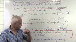 N J Wildberger Research Snapshot Quantization and harmonic analysis on nilpotent Lie groups [upl. by Ilyak149]