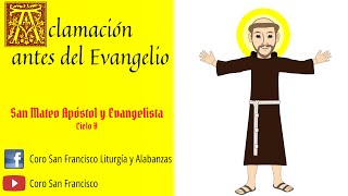 Aclamación antes del Evangelio Aleluya  Modo Gregoriano Octavo [upl. by Onileva915]