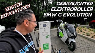 Gebrauchter Elektroroller BMW C Evolution Erfahrungsbericht und Kosten elektromobilität bmw [upl. by Ecilahc]