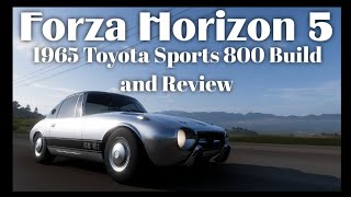 Forza Horizon 5 66 1965 Toyota Sports 800 Build and Review [upl. by Tandie]