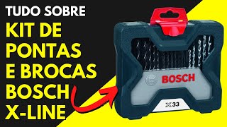 Kit de Pontas e Brocas Bosch XLine com 33 Unidades  Brocas Bosch para Furadeira e Parafusadeira [upl. by Patterman]