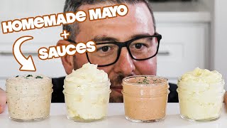 How to Make Eggless Mayonnaise  Easy Homemade Mayonnaise Recipe [upl. by Nerw]