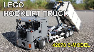 Lego Hooklift Truck 42078 CModel [upl. by Retrak]