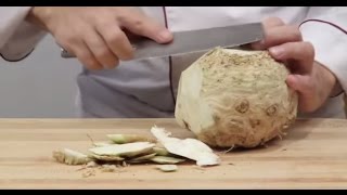 How to Clean Celery Root  How To Prepare Celery Root  How to Use Celery Root [upl. by Eisyak]