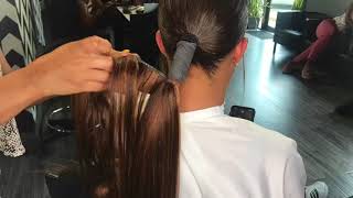 HOW TO SLEEK EXTENDED PONYTAIL [upl. by Eedna]