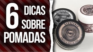 6 DICAS SOBRE POMADAS PARA CABELO [upl. by Martinelli171]