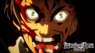 Eren Transforms To Fight The Female Titan  English Dub  Season 1 Episode 24 HQ [upl. by Briscoe337]