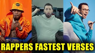 Rappers Fastest Verses [upl. by Fionna80]