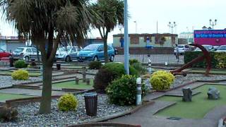 Minigolf  Great Yarmouth  A view of the Arnold Palmer Putting Course  5th June 2011 [upl. by Nortad]