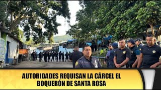 Autoridades requisan la cárcel El Boquerón de Santa Rosa [upl. by Ginnie]