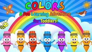 Learn Colors For Kids  Educational Video For Babies amp Toddlers [upl. by Ardnua]