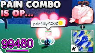 This PAIN Fruit Combo Is SUPER UNIQUE  OP Blox Fruits [upl. by Aitropal668]