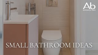 SMALL BATHROOM Makeover Ideas  MAXIMISE Your Bathroom SPACE [upl. by Neeruan]