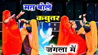 मत बोल र कबुतर मारा जंगला म ll सिंगर शंकर बिधूड़ी  Rajsthani Hit Song viral trend dance [upl. by Notna209]