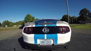 2010 GT500 Kooks Headers amp catted xpipe Roush Extreme Axle Back [upl. by Budworth848]