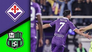 Highlights Fiorentina vs Sassuolo 51 Sottil Quarta Gonzalez 2 Barak [upl. by Sarette341]