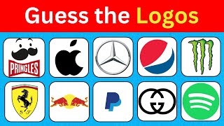 Guess the Logo Quiz 🔥  Can You Guess All 60 Logos [upl. by Ollopa481]