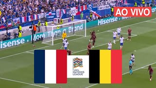 Onde assistir França x Bélgica ao vivo  Liga das Nações UEFA 20242025 [upl. by Llebanna]