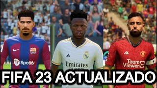 Actualiza tu FIFA 23 a EA FC 24 equipos uniformes fichajes plantillas para PS4 PS5 XBOX ONE PC [upl. by Gnagflow]