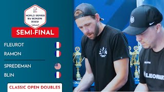 2023 ITSF World Series Bonzini  Classic Open Doubles SemiFinal  FLEUROTRAMON vs SPREDEMANBLIN [upl. by Britte395]