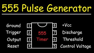 555 Timer IC  Low Frequency Pulse Generator Circuit [upl. by Mcclenaghan448]