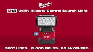 Milwaukee® M18™ Utility Remote Control Search Light [upl. by Ahseryt]