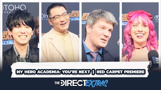 My Hero Academia Youre Next Red Carpet Premiere  Cast Talks Challenging amp Darker Storylines [upl. by Krucik]