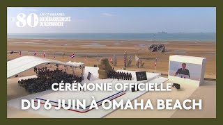 80 ans du Débarquement Vivez en direct la cérémonie commémorative internationale à Omaha Beach [upl. by Nylkcaj]