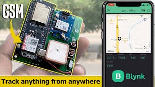 GSMGPRS based GPS Tracker using Blynk with Calling amp SMS features [upl. by Nimesh]