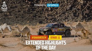 Extended highlights of Stage 11 presented by Aramco  Dakar2024 [upl. by Aduhey]