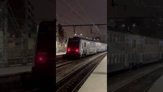 By night Z20500 IDFM UM en gare maisonsAlfort idfm train z20500 rerd sncf rer train rail [upl. by Symer]