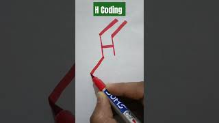 H For Halla Bol Coding Maths Coding Trending H ps codibg maths💯💯 [upl. by Nireves]