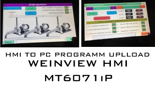 WeinviewWeintek HMI Programm Copy How to Copy Phisical HMI [upl. by Kerk]