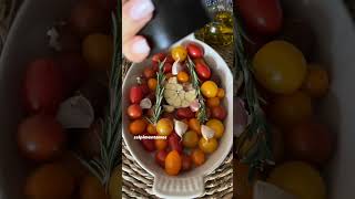 Receta de tomates cherry confitados l celestedelabanda [upl. by Atauqal]