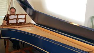 Italian harpsichord by David Werbeloff [upl. by Costa685]