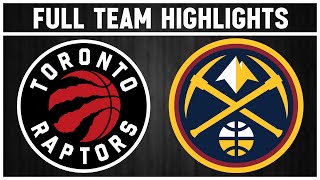 Toronto Raptors vs Denver Nuggets  November 4 2024 [upl. by West512]