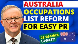 Australia Skilled Occupation List Reform 2024  Australia Skilled Occupation List [upl. by Nodnyl]