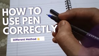 How To Use Pen Correctly  Pen Kaise Use kare  Tutorial Trekker [upl. by Remot]