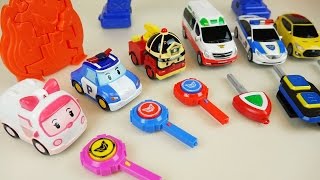 Robocar Poli car toys and CarBot power key [upl. by Severson328]