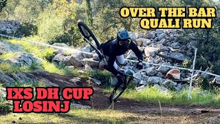 IXS DOWNHILL CUP LOSINJ 🇭🇷  quali day SHOULDER INJURY [upl. by Adnihc]