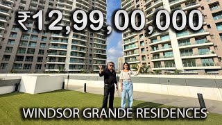 TOUR of Mumbais BEST Property WINDSOR GRANDE RESIDENCE in Andheri West [upl. by Cence]