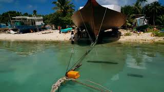 🇲🇻 Maldives  Boat launching  Hangnaameedhoo [upl. by Nimsay]