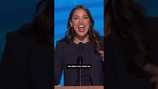 AOC at DNC ‘Trump would sell this country for a dollar’ [upl. by Amol653]