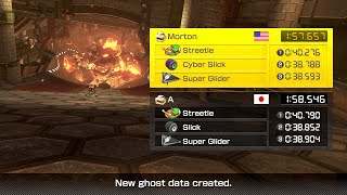 MK8  Bowsers Castle  157657  WR [upl. by Ahsikym]