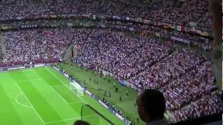 Euro 2012 The National Anthem of Italy Semifinal Italy  Germany in Warsaw  Hymn Włoch [upl. by Moncear]