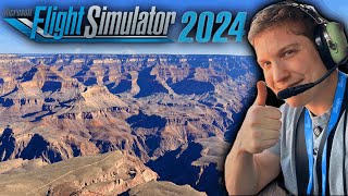 Microsoft Flight Sim Took me to the Grand Canyon Vlog [upl. by Earased305]