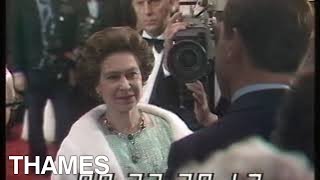 Royal Premier  Queen Elizabeth  Duke of Edinburgh  Kramer vs Kramer  1980 [upl. by Vasos]