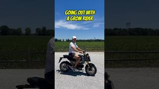 Cruising with a Honda Grom Rider honda hondagrom grom hondamotorcycles gromlife shorts [upl. by Skoorb153]